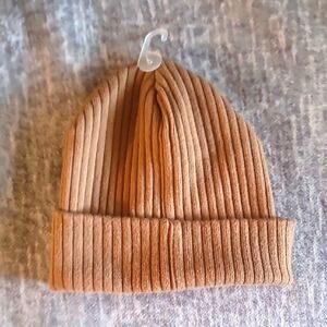 Time and Tru Ribbed Brown Beanie